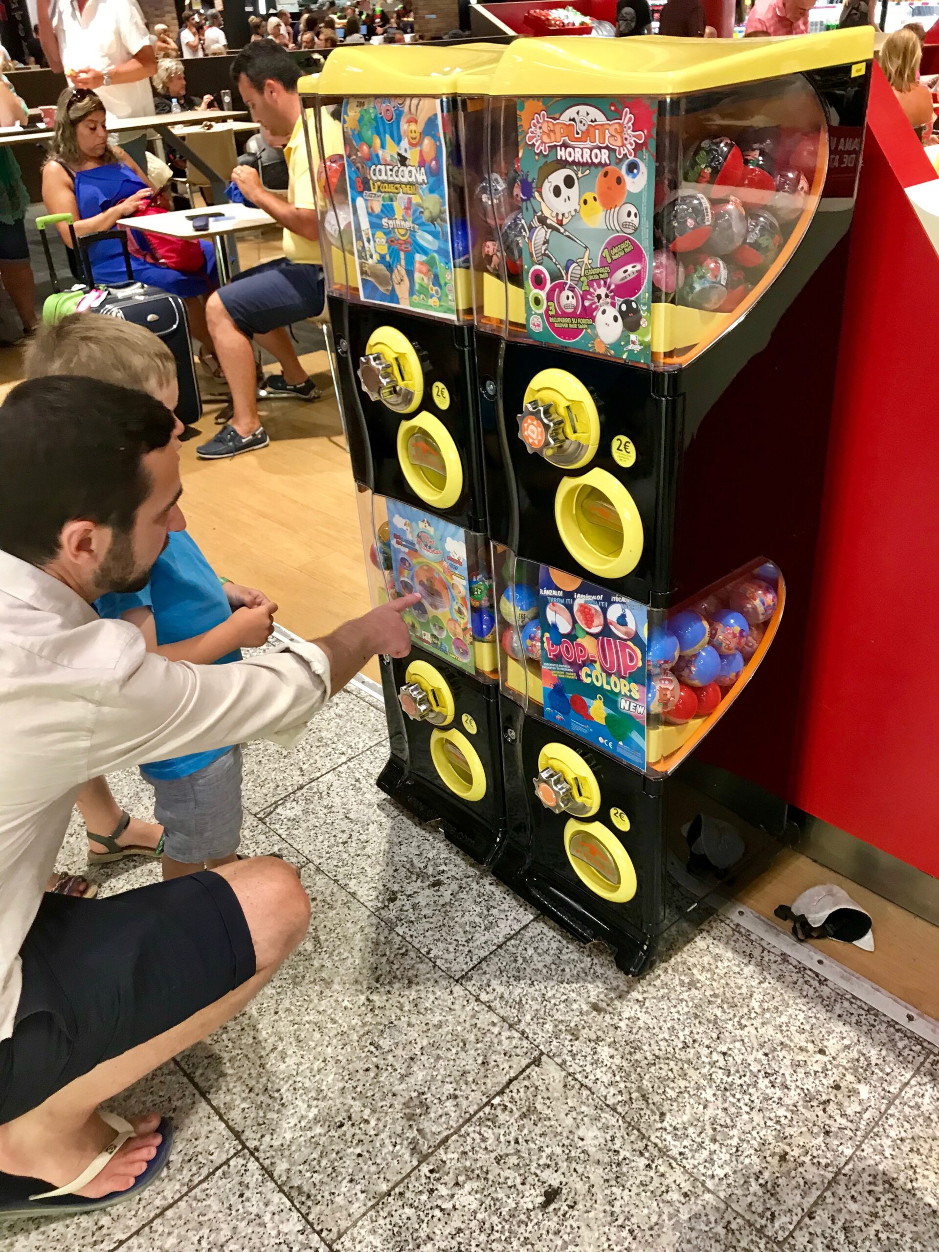 Vending Spielzeugautomaten am Flughafen
