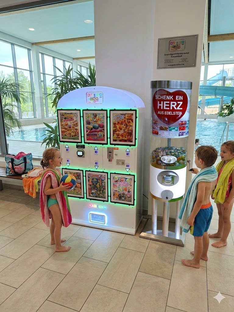 Kombination Kapselautomat und Herzautomat Vending